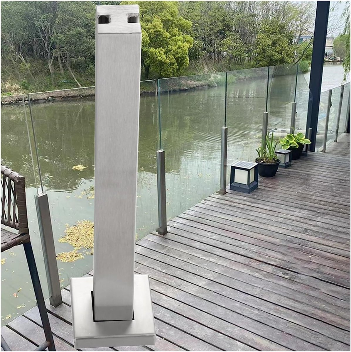 Balustradepaneel voor handrail spacer voor 10-12mm glas