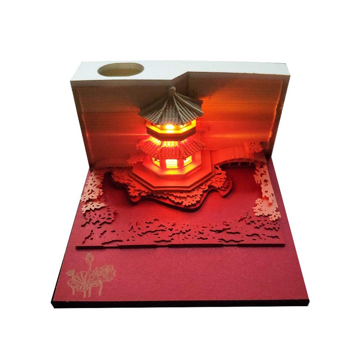 3D Paper Art Notitieblok - Creatief Ontwerp - 10 Stuks