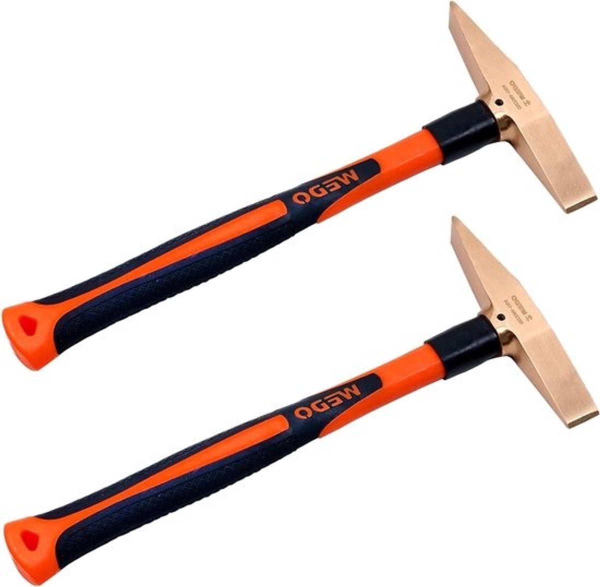 Koperen Schalen Hamer Set - Lassen Hamer Chipping - Roest Verwijderen - Vonkvrij Ontwerp - 2 x 300g