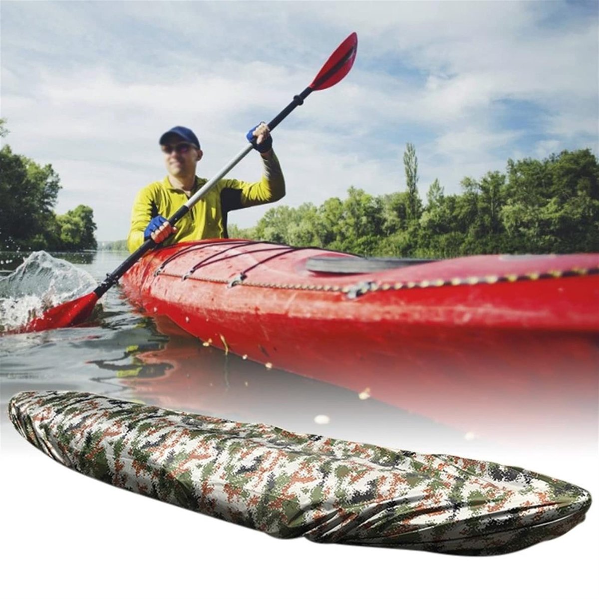Waterdichte Boot Cover - Heavy Duty Nylon voor 4.6-5m