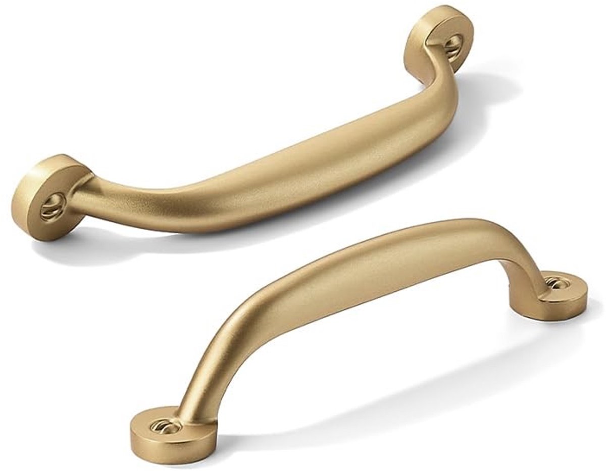 2 Stuks Zware Gouden Trekhendels - Voorladen en Keuken