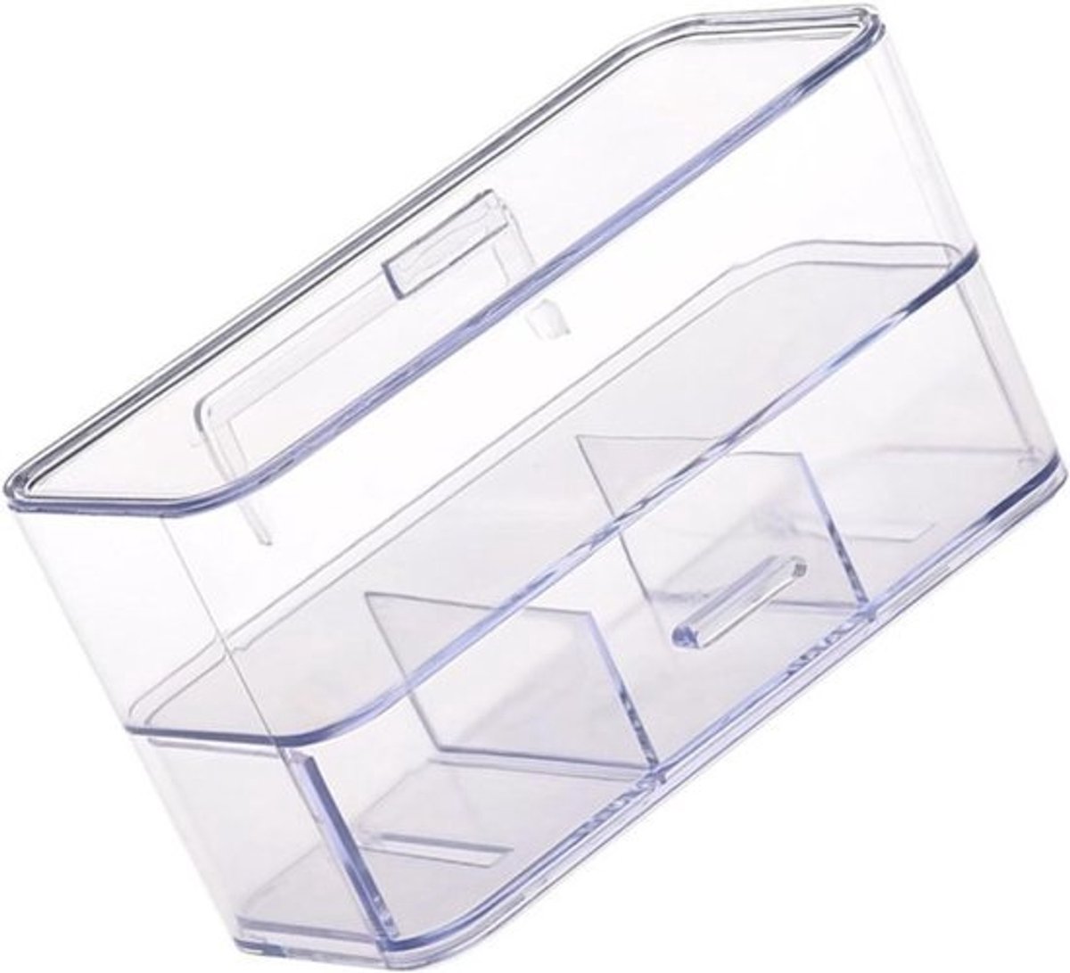 Badkamer Make-up Organizer - Cosmetica Opberger Lippenstiftdoos - Cosmetica Opbergen - Wandmontage - 24.50x13.50x10.50cm - Transparant