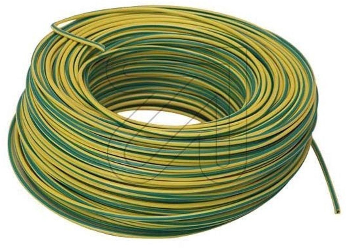 H07V-K 2,5 mm Elektriciteitskabel - Groengeel