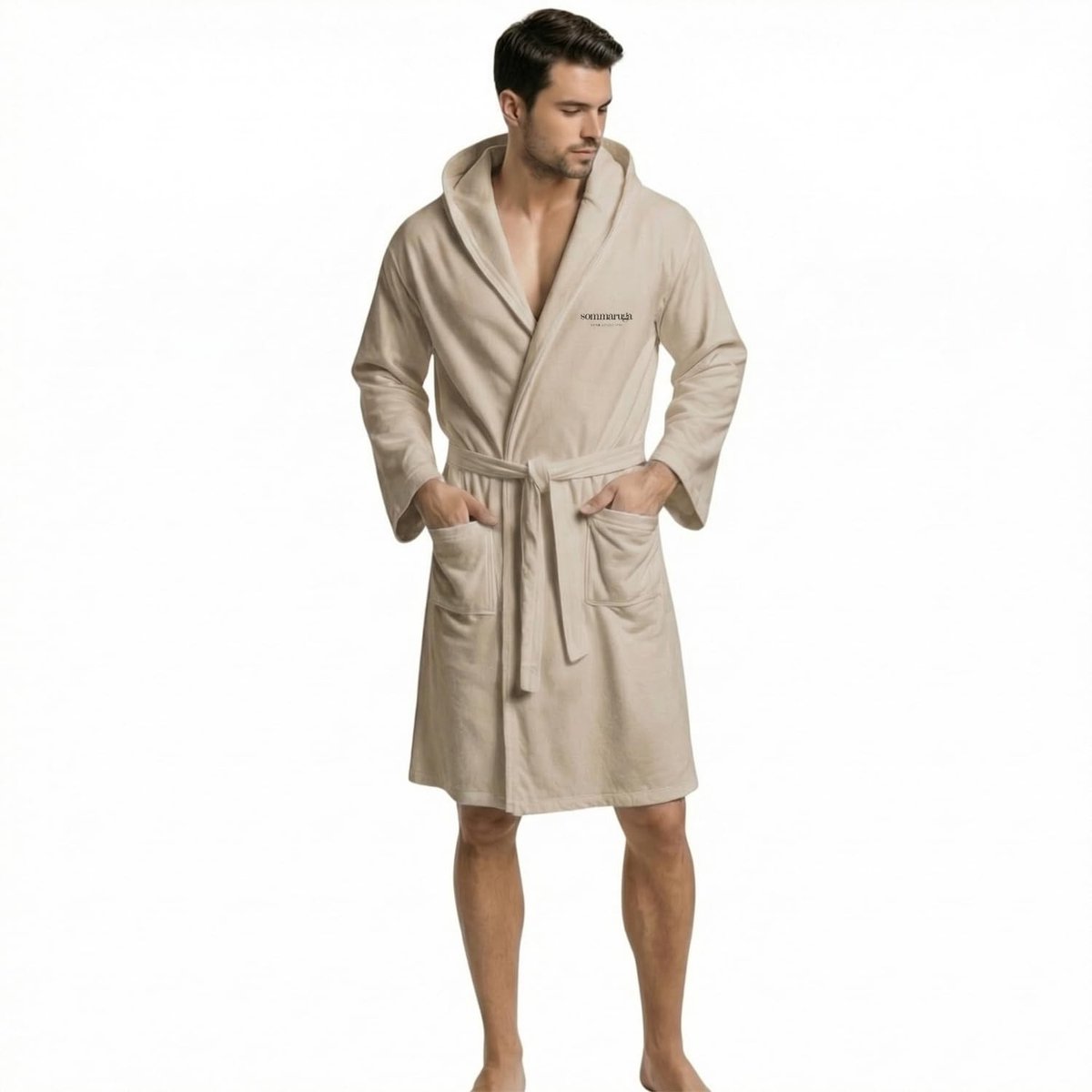 Unisex Microfiber Badjas met Capuchon - Sneldrogend en Ademend