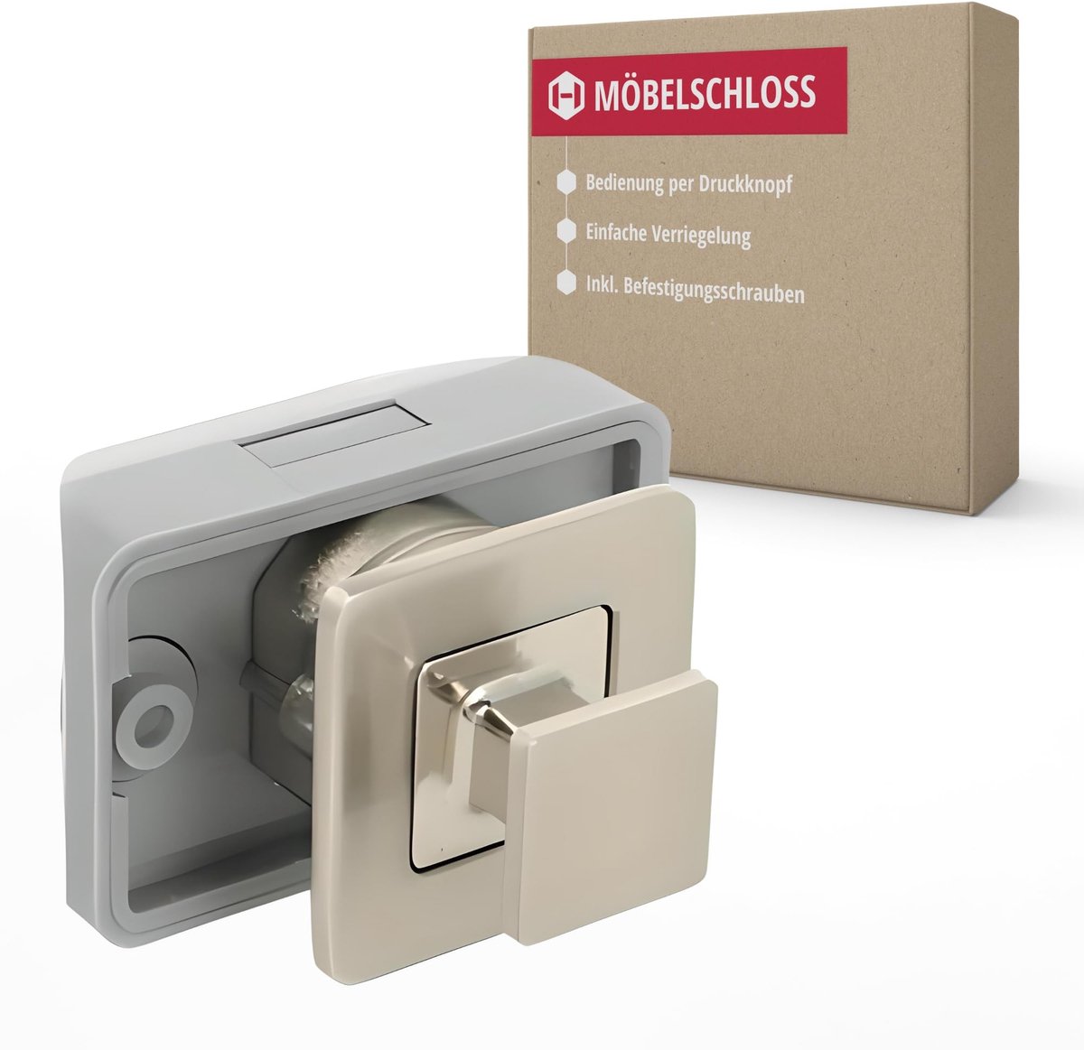 Push Lock voor Camper - Vierkante Ontgrendeling - Look