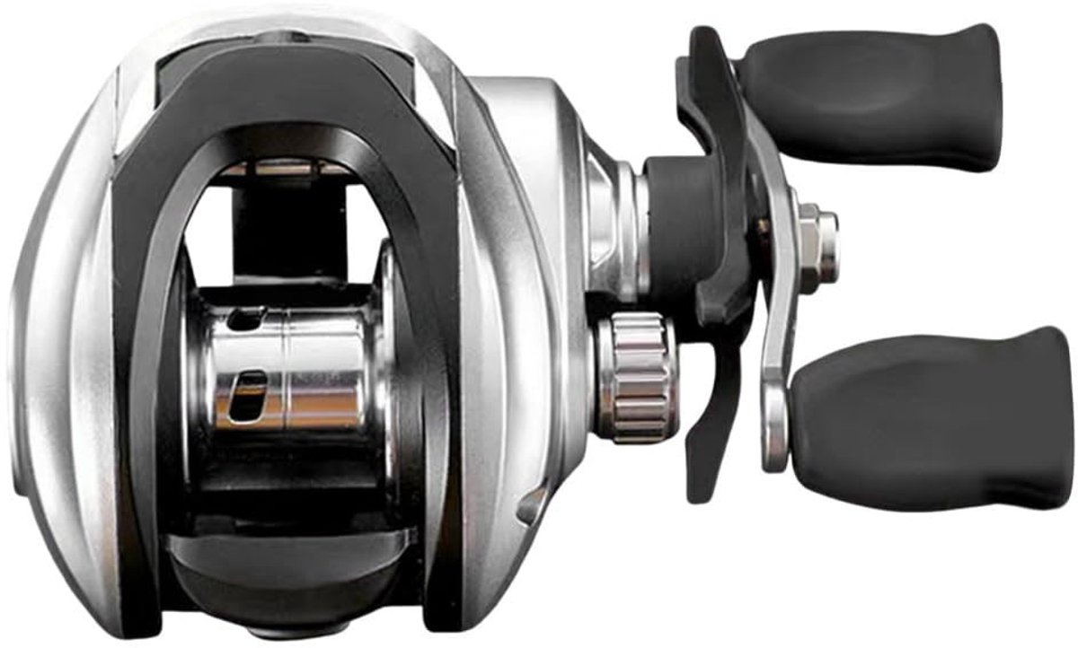 Metalen Baitcasting Reel - Lichtgewicht met Beetalarm - Zilver