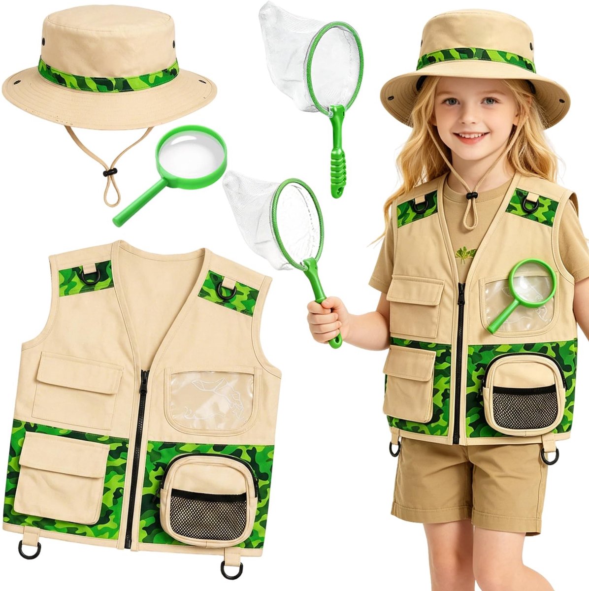 Camouflage Adventure Set - 4-delige set