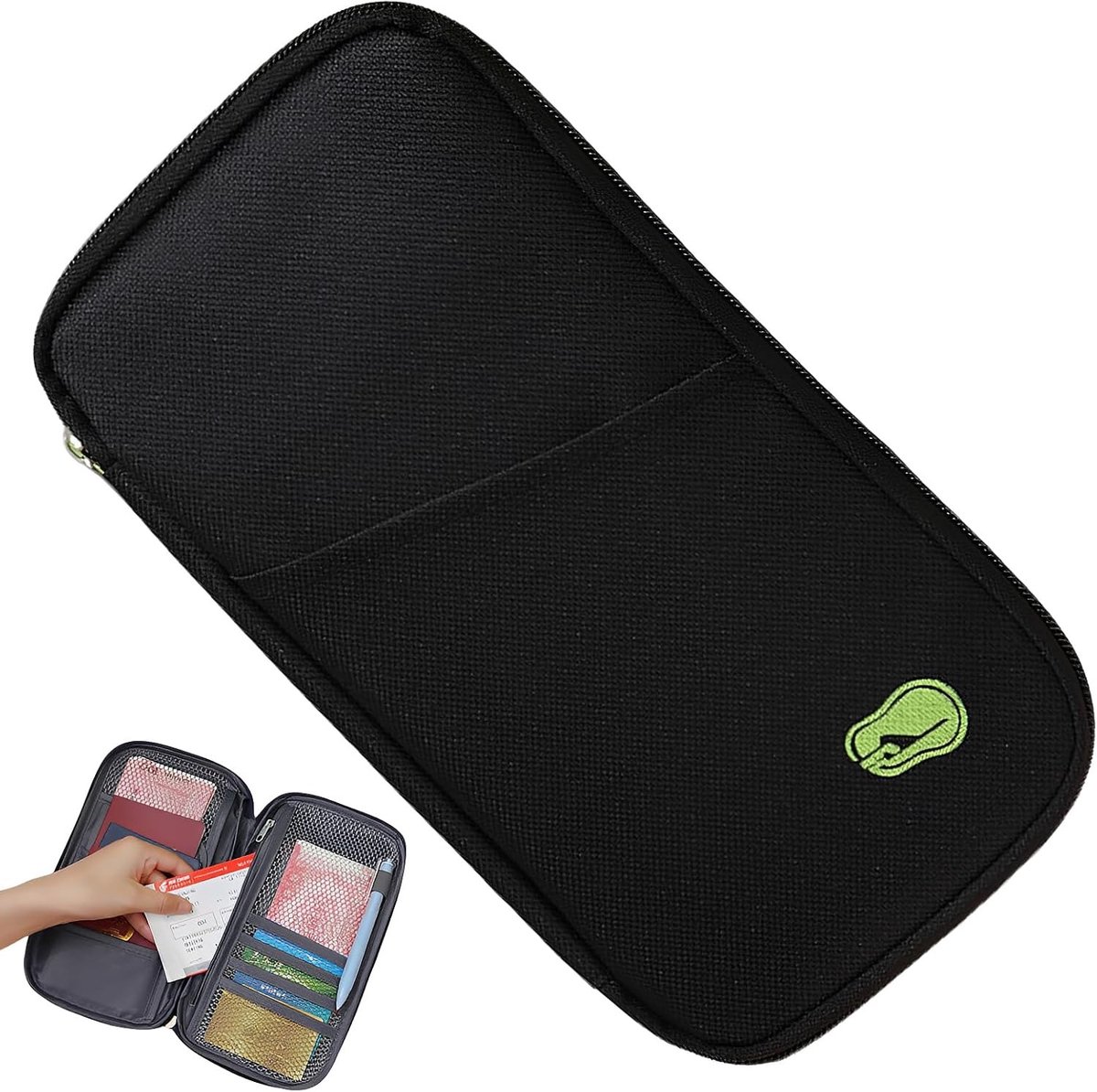 Familie Paspoort Tas met RFID Bescherming, Reisdocumenten Organizer, ID Kaarthouder en Creditcard Houder voor Veilige Reizen