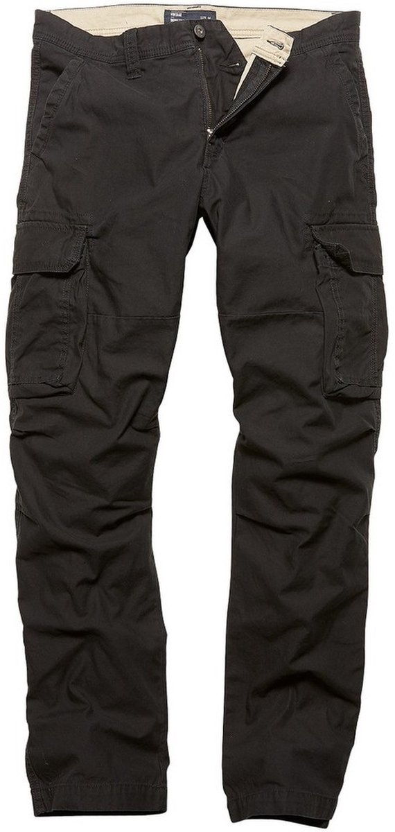 Vintage Industries Reef Heren Cargobroek - zwart - XXL