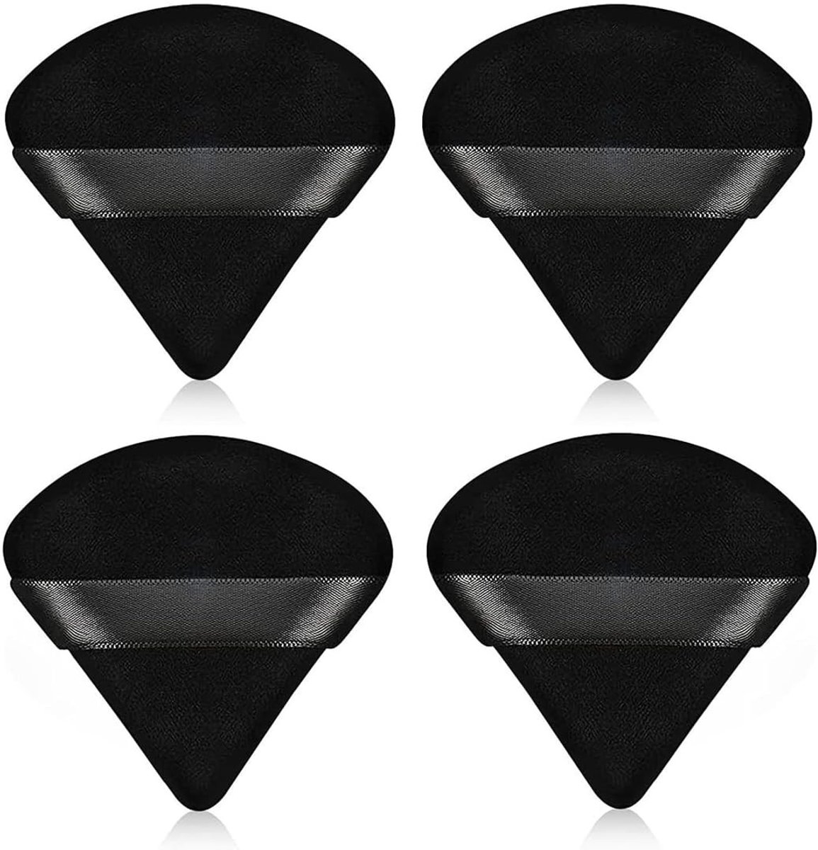 Set van 4 Poederkwasten en Make-up Puff voor Losse Poeder - Zacht en Multifunctioneel Schoonheidsgereedschap voor Gezicht en Lichaam