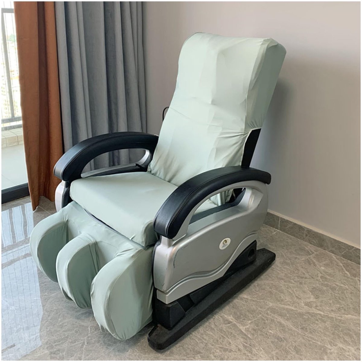 Afneembare Shiatsu Massagestoelhoes - Bean Green - Package 3