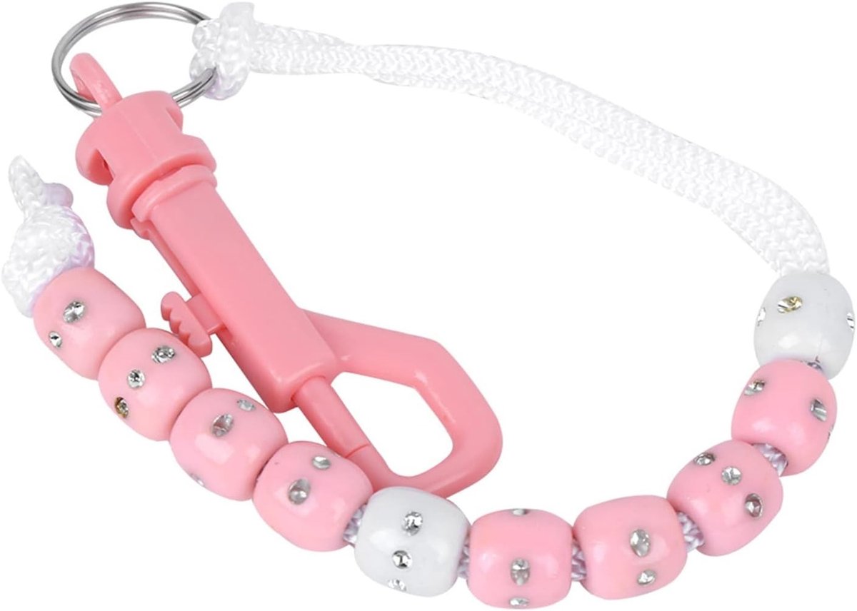 Rhinestone Bead Score Counter voor Golf, Nylon Stroke Shot Teller met Glanzende Steentjes, Golfaccessoires en Telapparaat