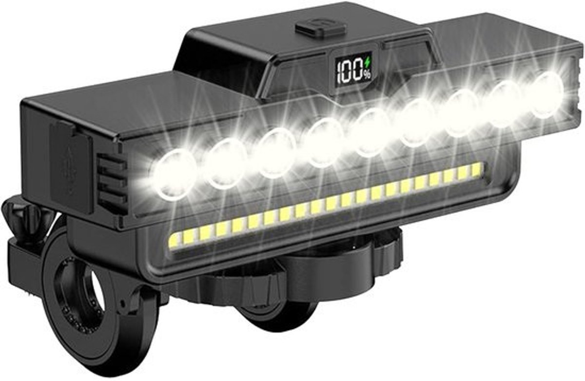 Fietslampen - Fietsverlichting - Veilig Fietsen - 130 dB Waarschuwing - IP44 Waterdicht - Uniek