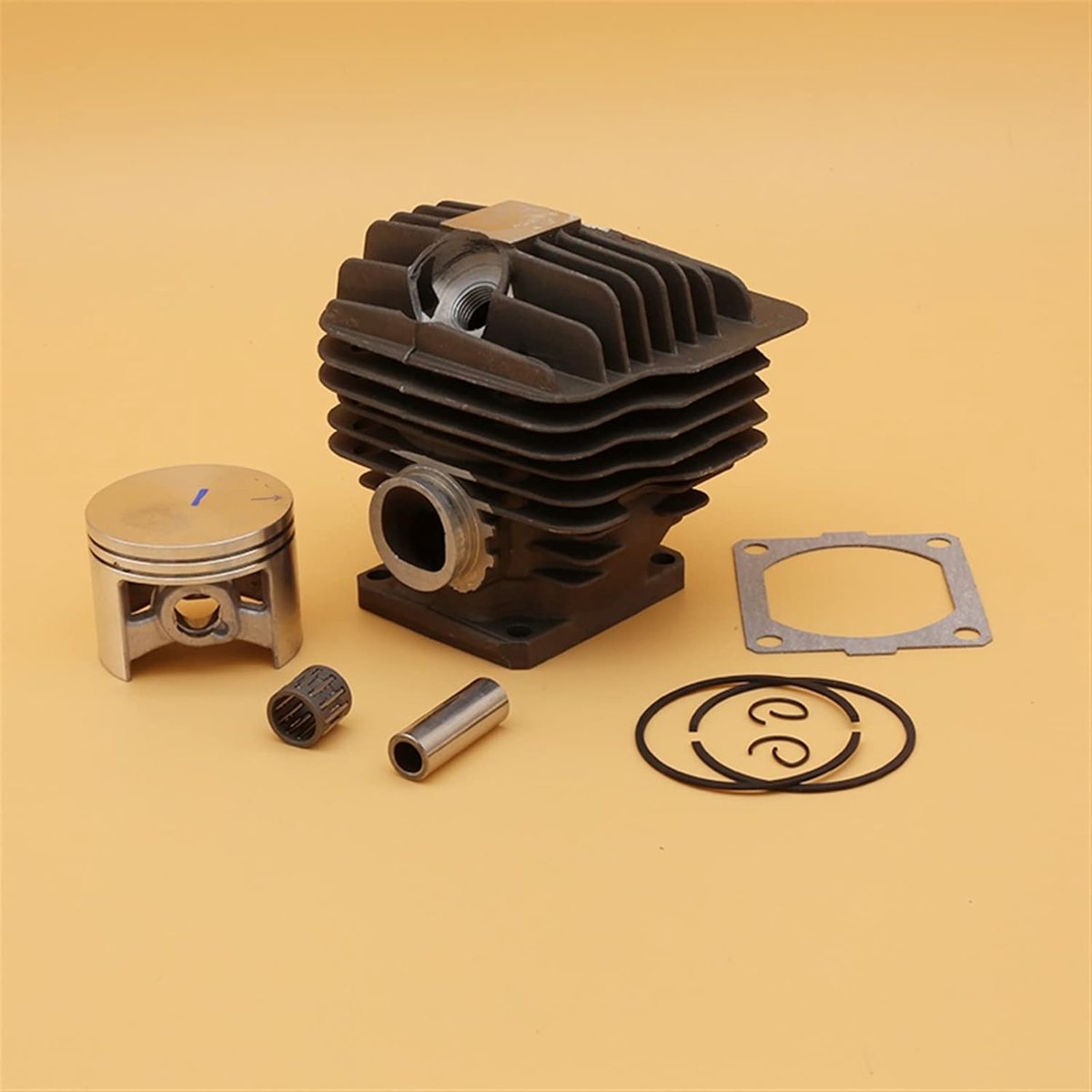 Cilinder Zuiger Kit - Motor Onderdelen - Kettingzaag Onderhoud - Superhard Aluminium - 52MM - Zilverkleurig