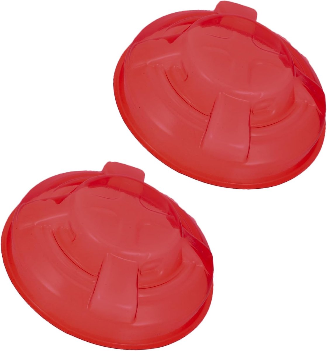 Detector Afdekking - Veiligheid Kap - Schilderen Beschermen - Snelle Verwijdering - 10.7 cm - Rood