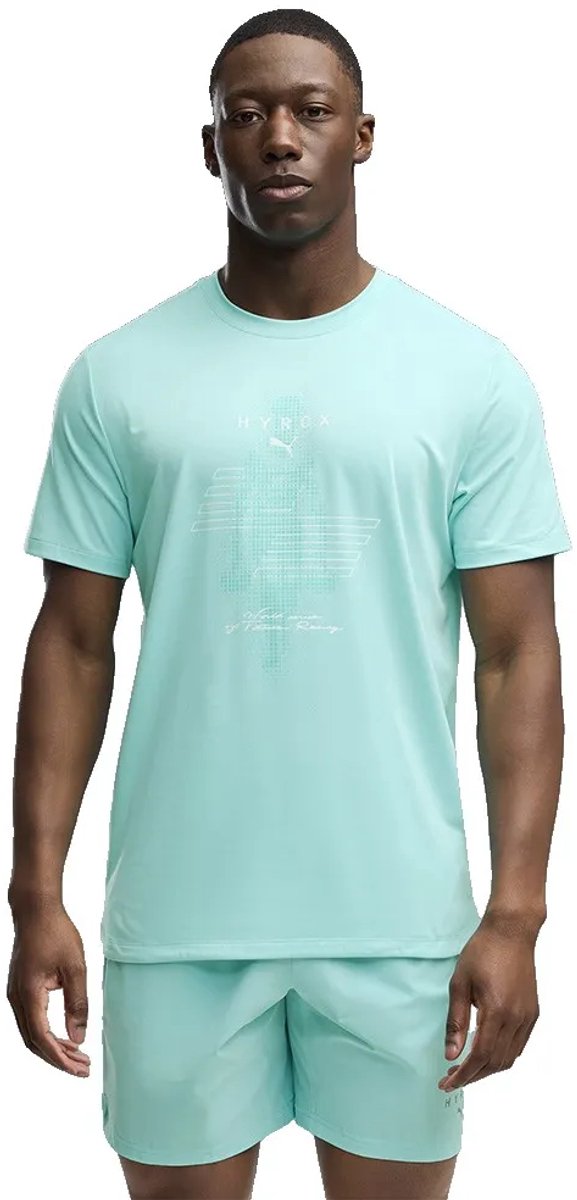 Puma X Hyrox Cloudspun Thermoadapt T-shirt Met Korte Mouwen Man Mint