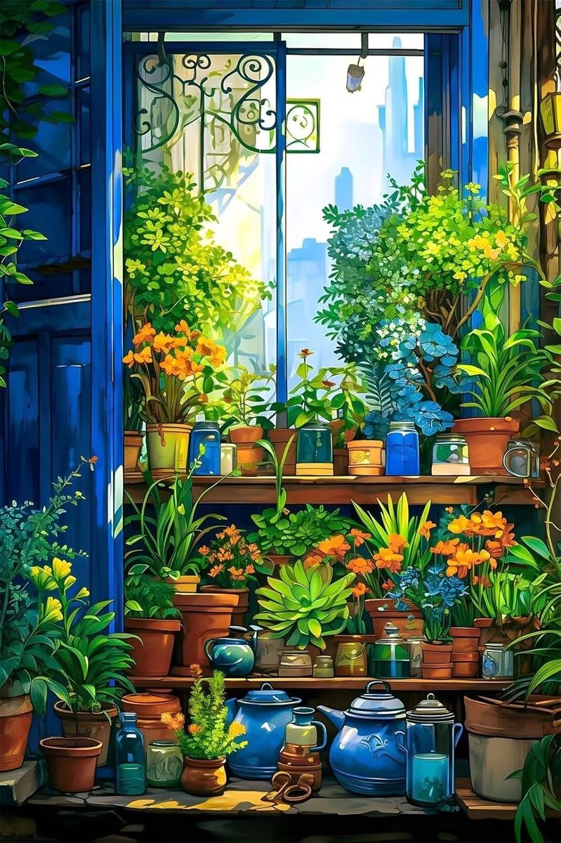 Puzzel 3000 stukjes - Volwassenen puzzel - Ontspannend tijdverdrijf - Educatief en verbindend - 122 x 81 cm - Groene planten