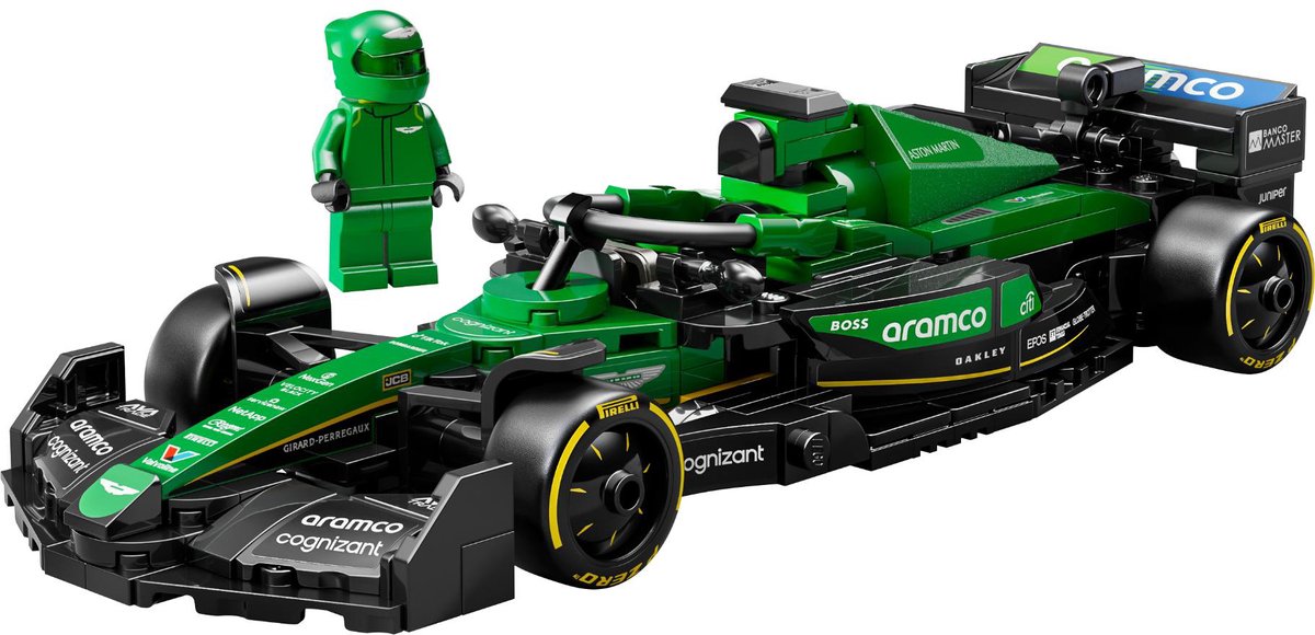 LEGO Speed Champions Aston Martin Aramco F1 AMR24 racewagen Set - 77245 — afbeelding 7