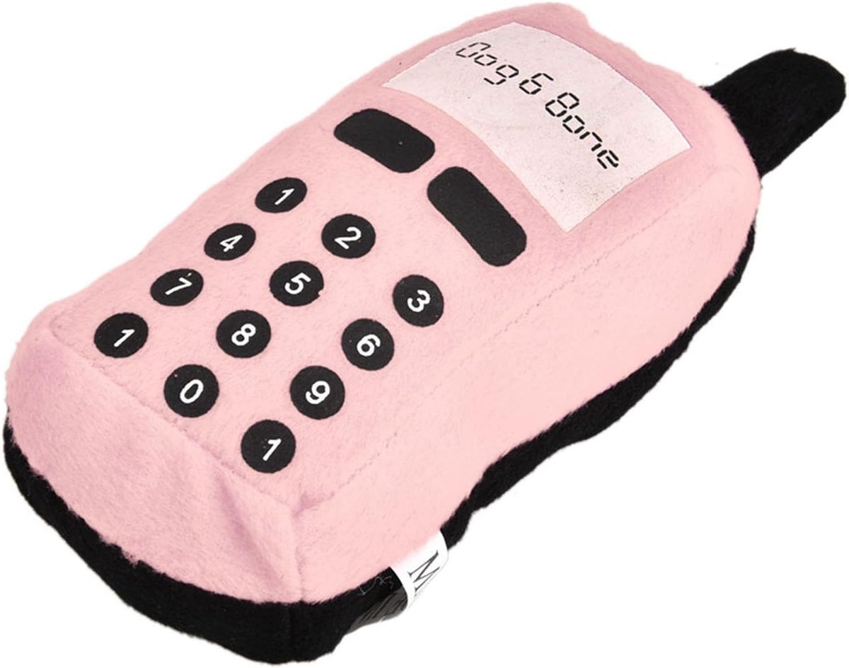 Pluche Hondenspeelgoed met Geluid – Interactief Speelgoed voor Honden – Chew Toys in Grappige Vorm (Roze)