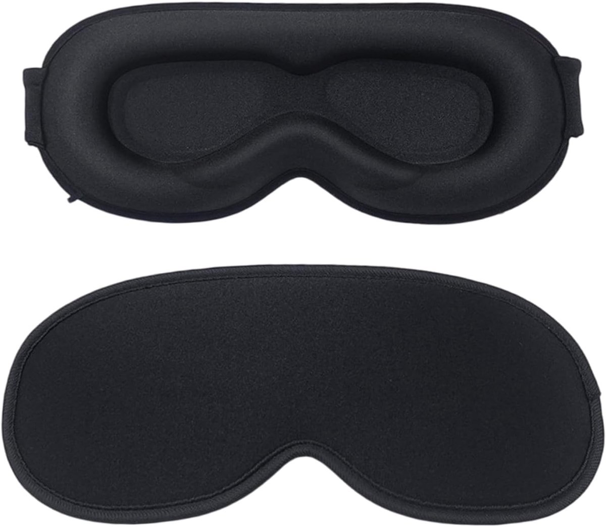 Slaapmasker - Zwart - 3D Ontwerp - Memory Foam - Voor Diepe Slaap