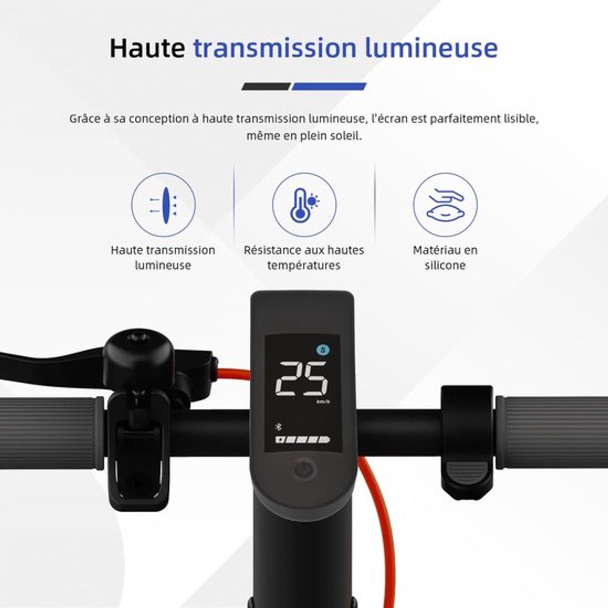 NTHProducts - Scooter Dash Cover - Vervangende Dash Display Cover - Hoogwaardige