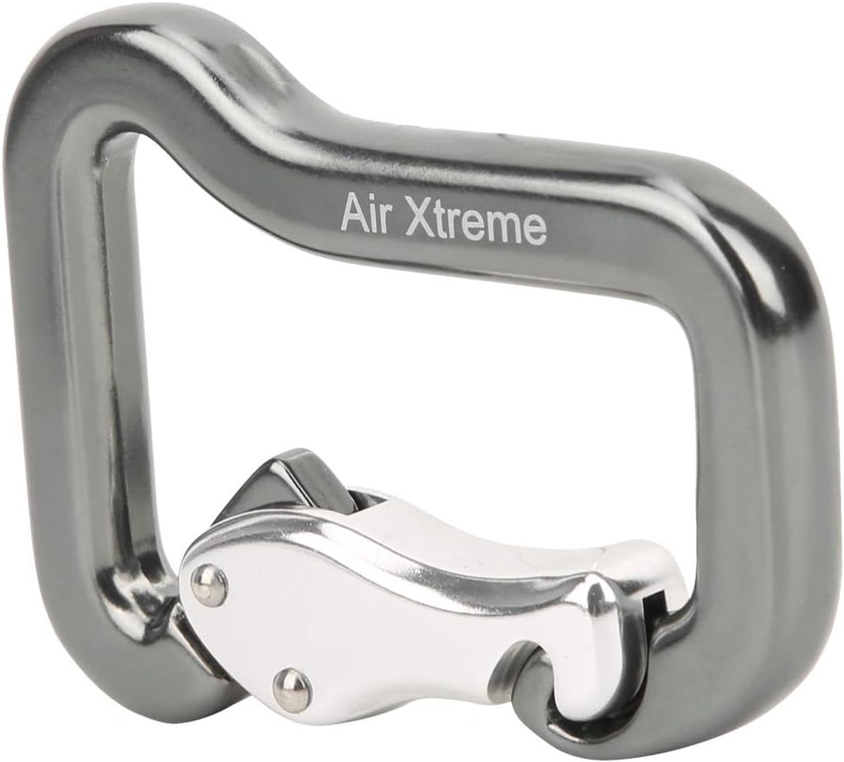 Klimhaak Aluminium - Karabijnhaak Outdoor - Buiten Klimmen - 18KN Treksterkte - 84x64x12mm - Zilver