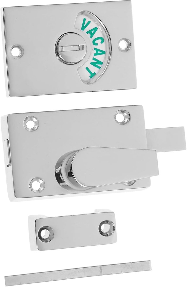 Deurslot met Indicator - Toilet Slot Bezet Vrij - Privacy Garanderen - Eenvoudige Installatie