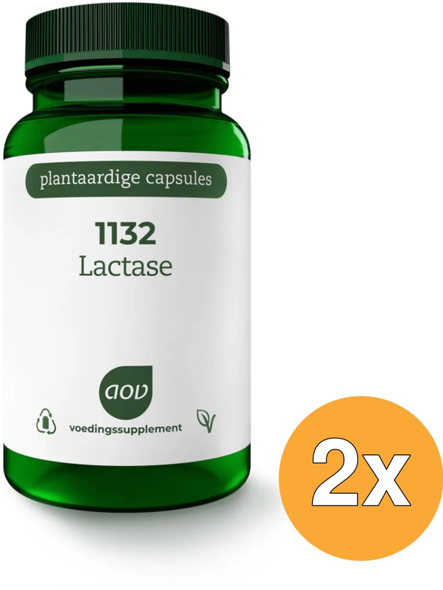 2x Aov 1132 Lactase (60 vega capsules)