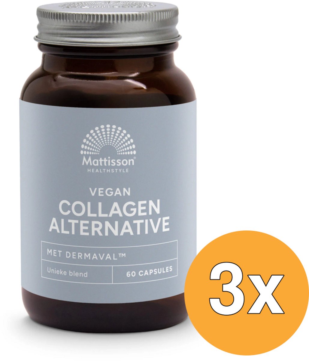 3x Mattisson Collagen Booster - Collageen Dermaval Tm (60 vega capsules)