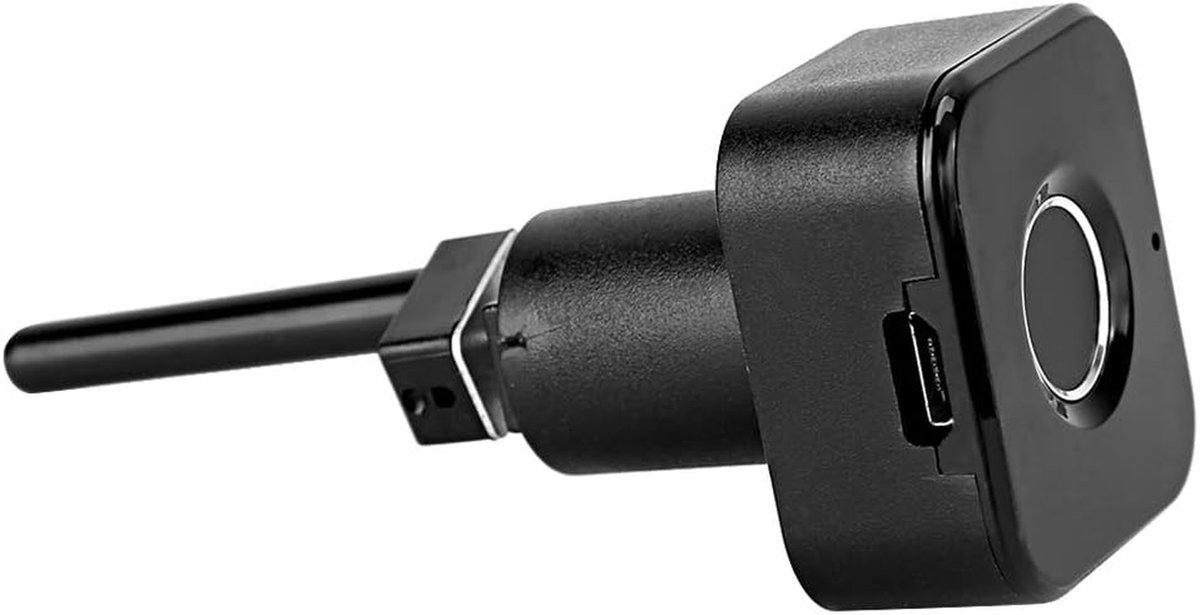 Vingerafdrukslot - Slim Slot - Kast Beveiligen - 360 Graden Herkenning - 10cm Lengte - Zwart