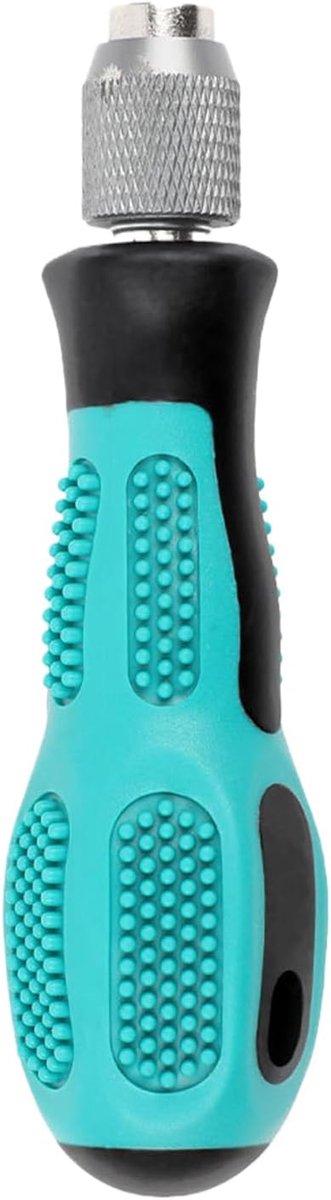 Schroevendraaier Handvat - Reserve Tool - Precisie Werk - Zelfsluitend Mechanisme - 12cm - Zwart
