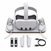 Gloovon® - VR Console Standaard - VR Oplaadstation - Oplaadstandaard Controller Oplader - Oculus Quest 3 Accessoires - Geschikt voor Meta Quest 3