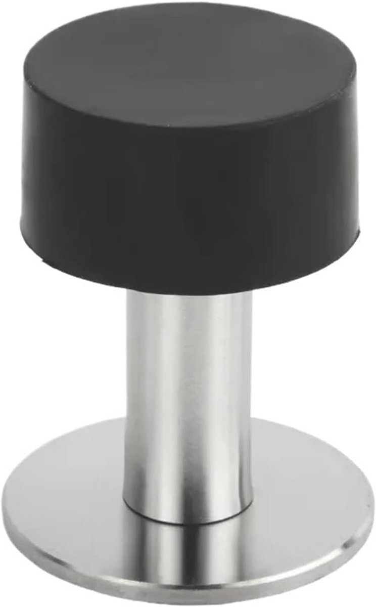 Deurstopper - Vloerstopper - Deuren Vangen - Niet Perforeren - 120 mm - Zilver