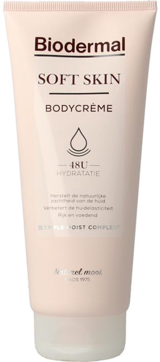 Bol.com Biodermal Soft Skin Bodycrème - Verbetert de natuurlijke zachtheid van jouw huid, dankzij het Triple Moist Complex voor ... aanbieding