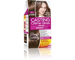 L’Oréal Paris Casting Crème Gloss Donkerblond 600 - Semi-permanente Haarkleuring Zonder Ammoniak