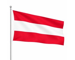 Het Vlaggenschip - Vlag Oostenrijk - 90 x 150 centimeter - Oostenrijkse Vlag
