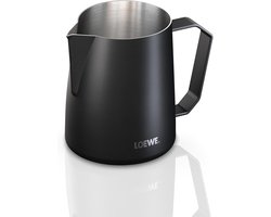 Melkkan - Opschuimkan - Latte Art - Ergonomisch Handvat - 600 ml - Grijs
