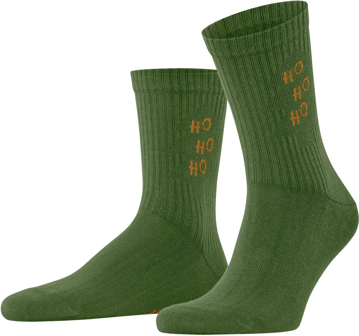 Burlington X-Mas Rib gedessineerd katoen sokken heren groen - maat 40-46