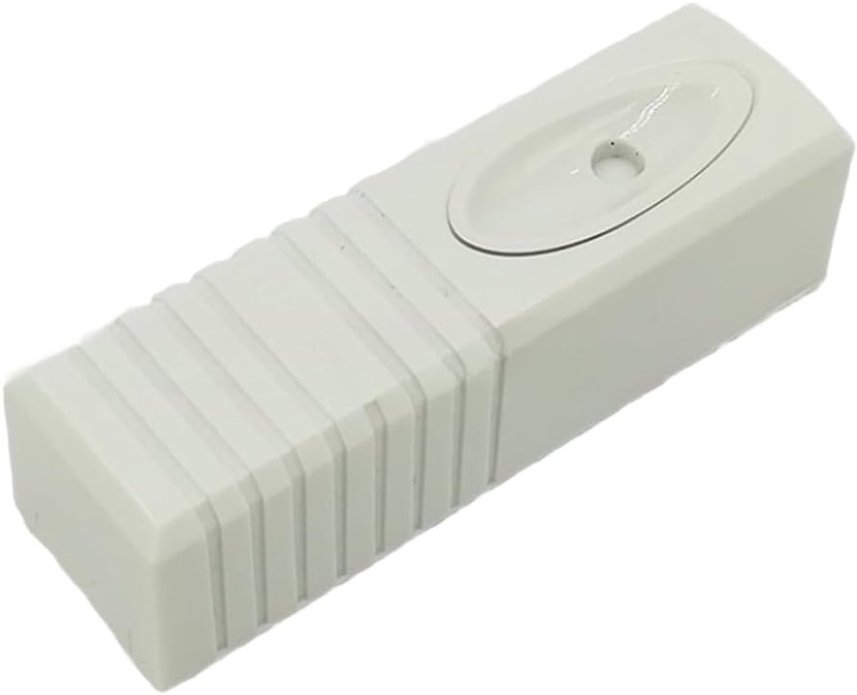 Bedrade Trillingssensor - Schokmelder Alarm - Beveiliging Installeren - Instelbare Gevoeligheid - 8 x 5 x 5 cm - Wit