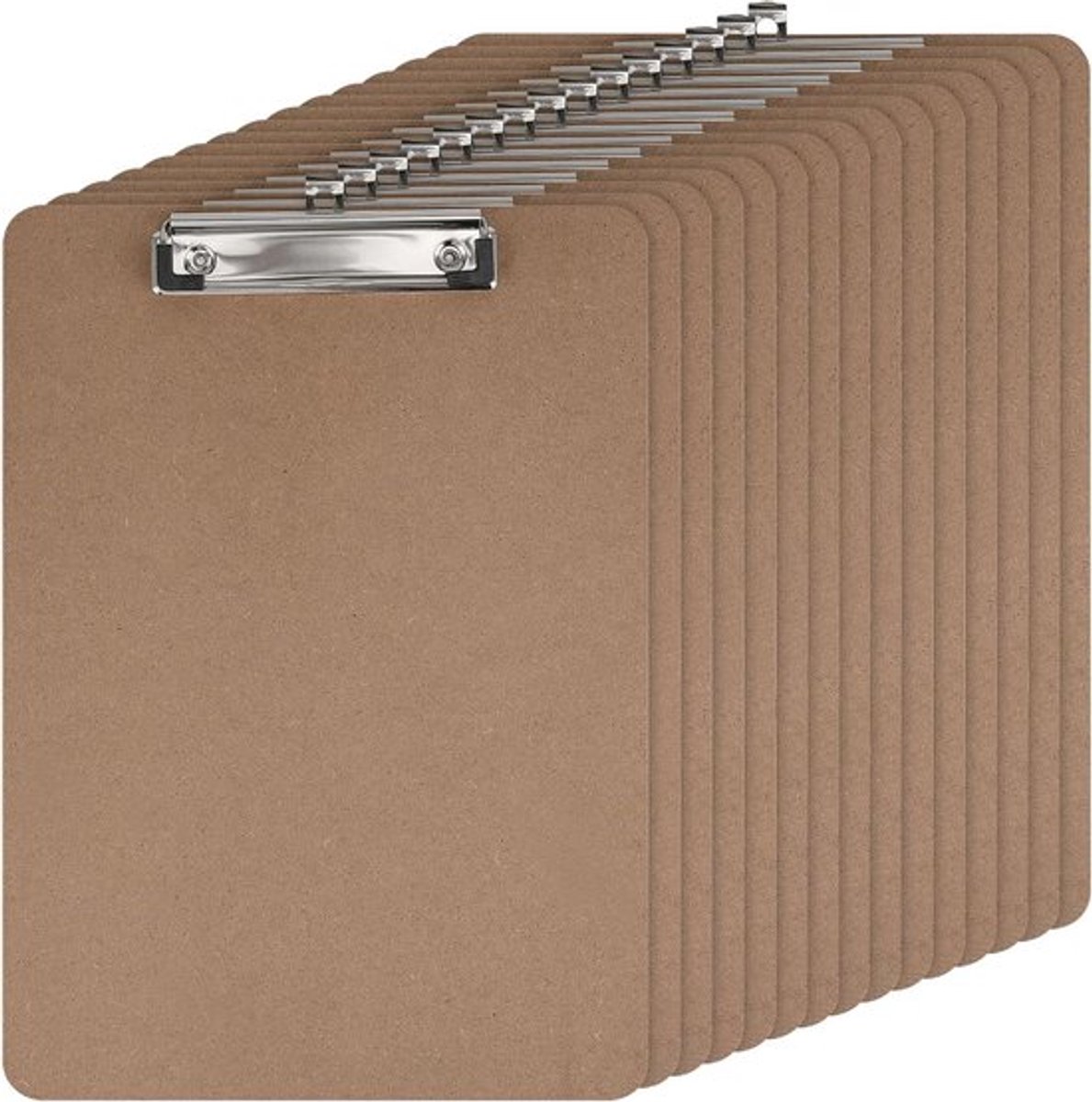 Hardboard klembord A4 met ophanggat en metalen clip - Inovra Plus