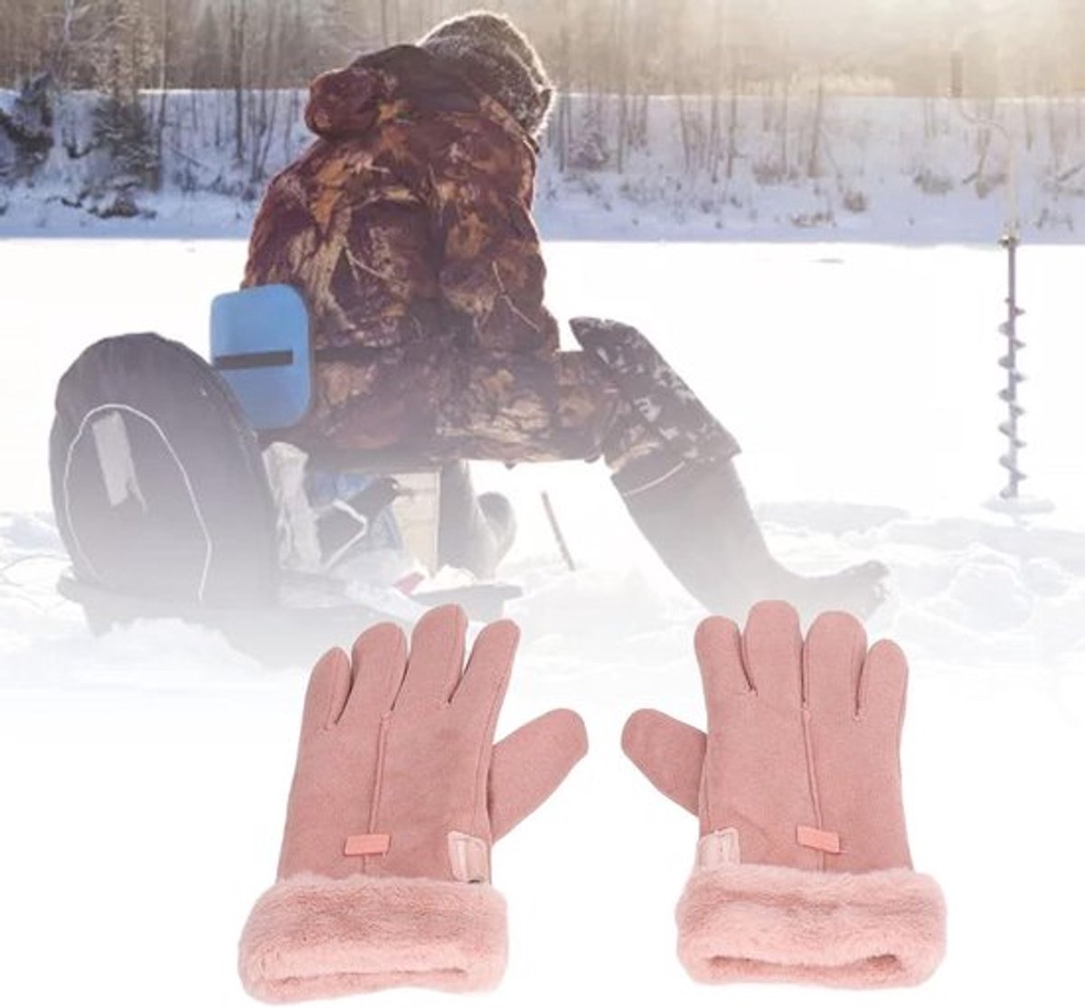Elektrische Verwarmingshandschoenen USB - Dames - Buiten Fietsen - Winter - Verwarmde Handschoenen - Volledige Vingers - Warm - Geschikt voor Alle Maten - Roze — cadeau in Sport & Outdoor - foto 8