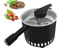 Koffiebonenkoeler - Bonenkoeler Koffiekoeler - Koffiebonen Koelen - Automatisch Roerend - 500 g - Zilver