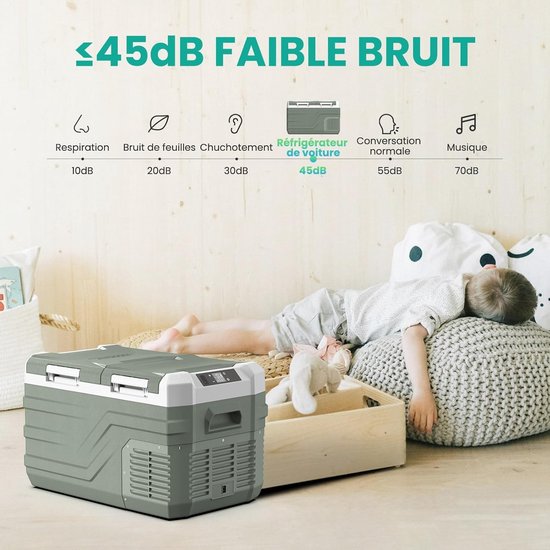 Draagbare Auto Koel- en Vriezerbox 23L - 12V/24V en 230V voor Camping en Reizen — afbeelding 5