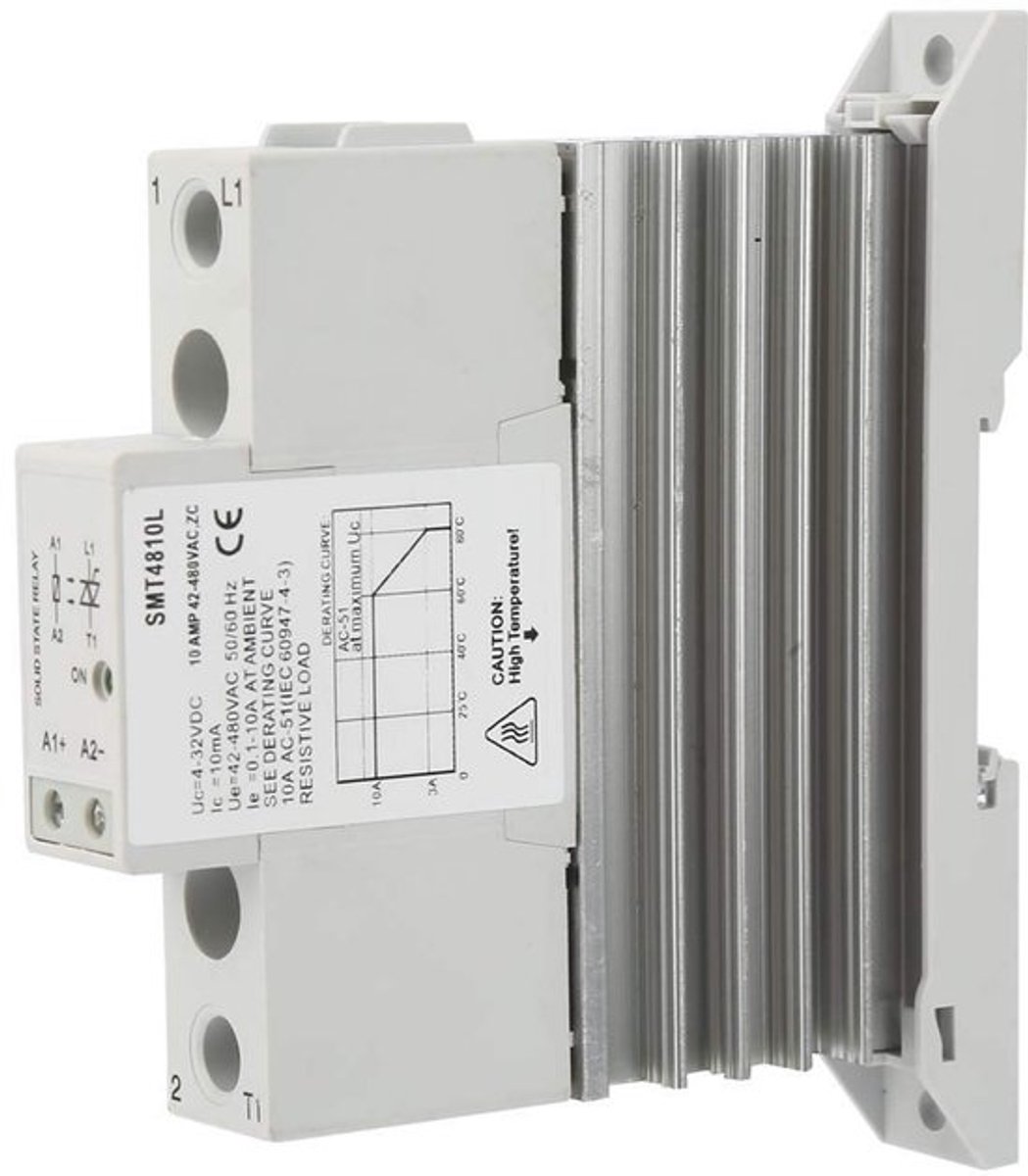 Aladdien - Solid State Relay - 10A - Efficiënte installatie - Ultra-dun - DC
