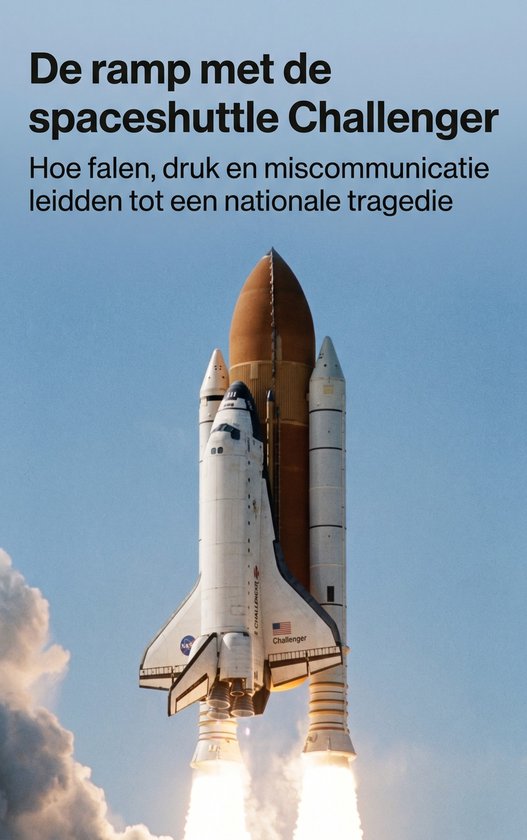 De ramp met de spaceshuttle Challenger - cover