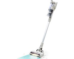 Klarstein Accustofzuiger Zonder Zak, Draadloze Stofzuiger met 4-traps E12 EPA-filter, Accustofzuiger voor Dierenharen, Tapijt & Harde Vloeren, Draadloze Steelstofzuiger Zonder Zak met 180° Zuigmond