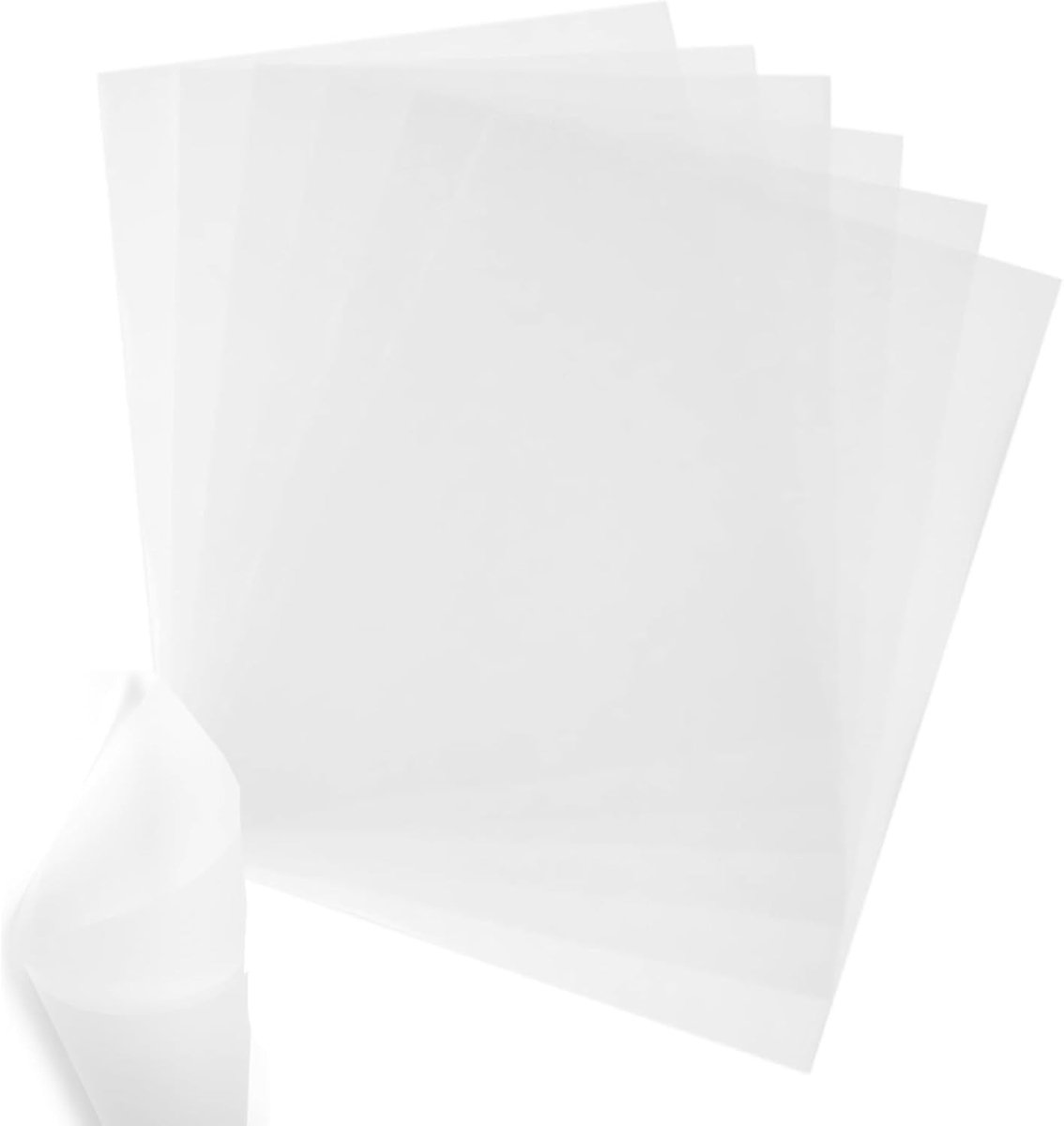 Solidchoice- Transparant Papier A4 - 100 Stuks - Bedrukbaar - Pauzepapier - Snijden - Knutselen - Geschikt voor Laserprinters