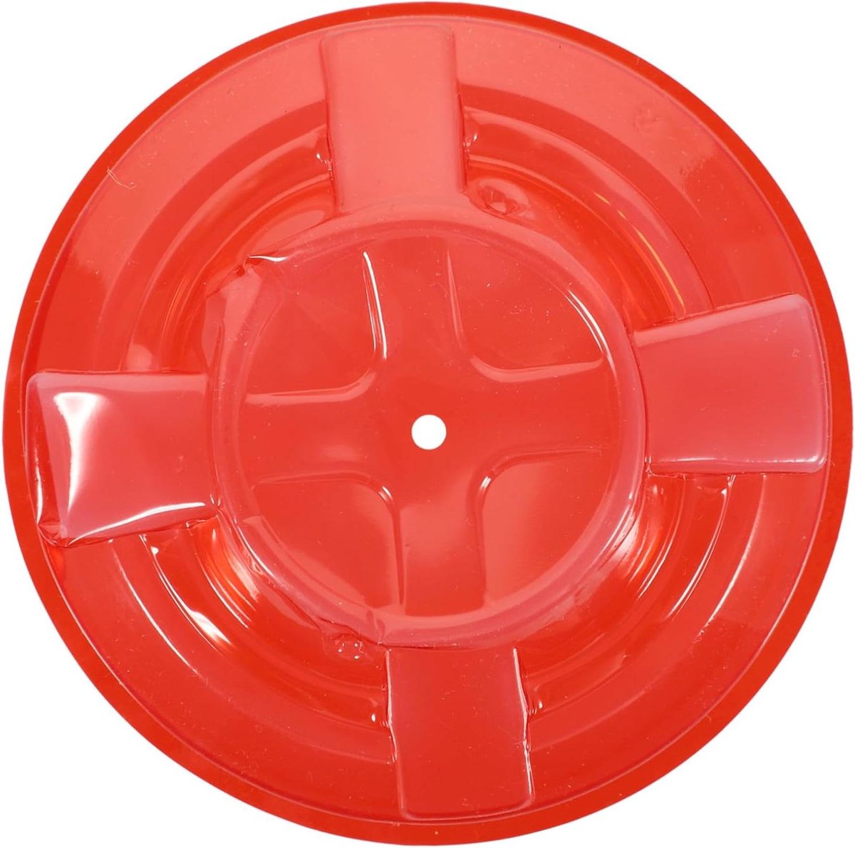 Alarmkap Rookmelder - Beschermhoes Plastic - Keuken Veiligheid - Eenvoudige Installatie - 10.7cm - Rood