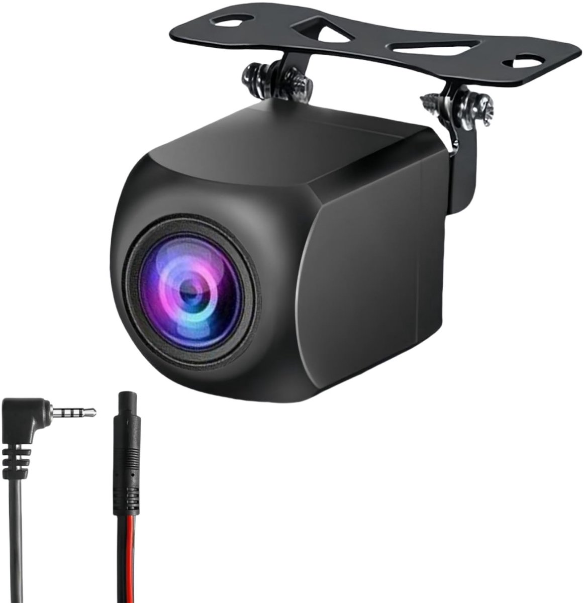 Dailygoods- Achteruitrijcamera 1080P AHD - 4-polige Camera - Waterdicht - Nachtzicht - Ondersteuning Spiegelbeeld - 2,5 mm AV-IN - Back-up Camera