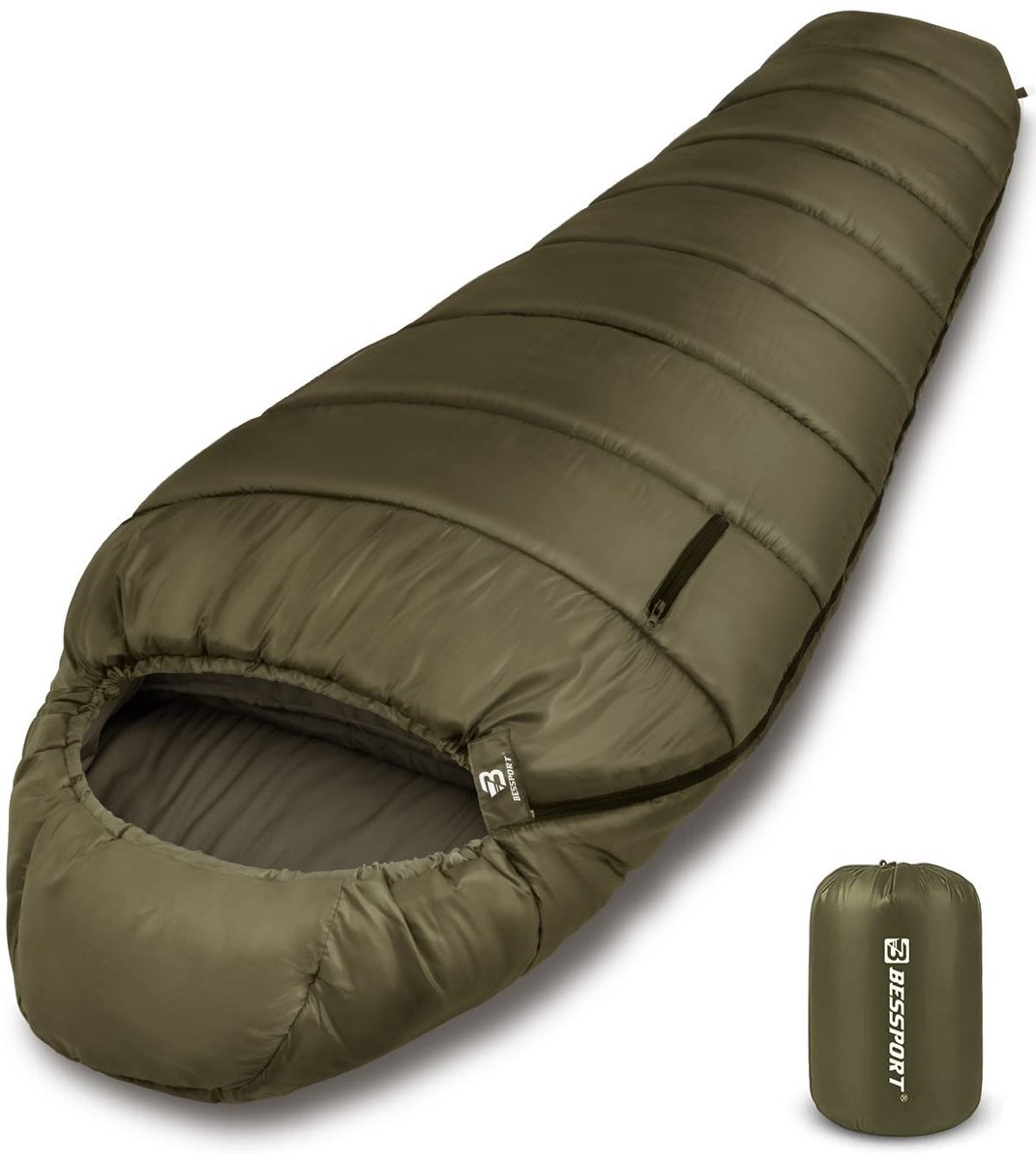 Dailygoods - Slaapzak voor Volwassenen - Compact voor Trekking en Kamperen